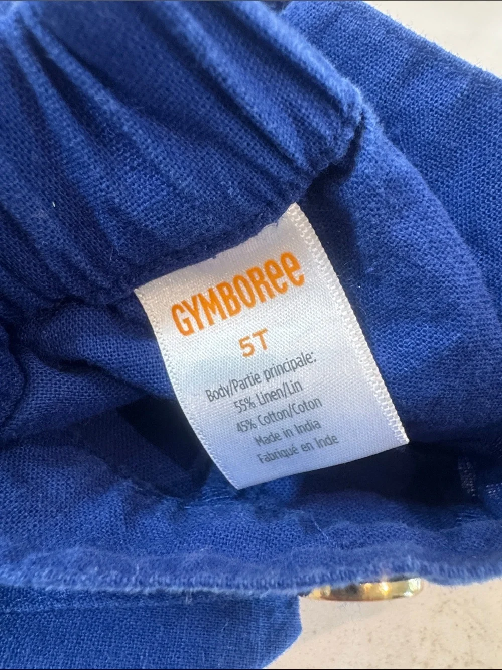 Gymboree Light Blue Embroidered Peplum Top with matching pants